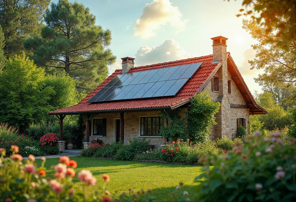 Energy-efficient Massachusetts home with solar panels - HERS Rating Specialist